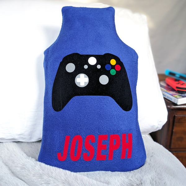 Game Controller Personalised Hot Water Bottle Cover
