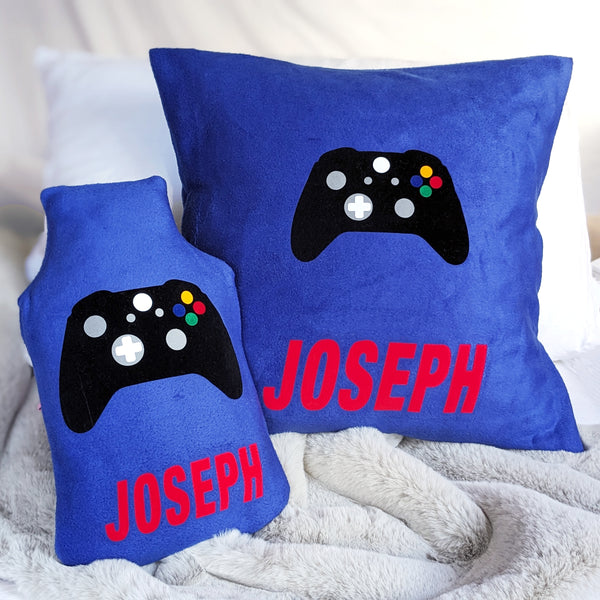 Game Controller Personalised Hot Water Bottle Cover