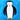 glitter penguin hot water bottle