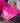Pink Liberty Cat Personalised New Baby Blanket Gift