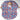 Liberty fabric bib - bright blue and red Wiltshire