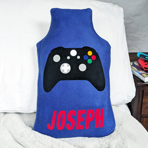 Game Controller Personalised Hot Water Bottle Cover