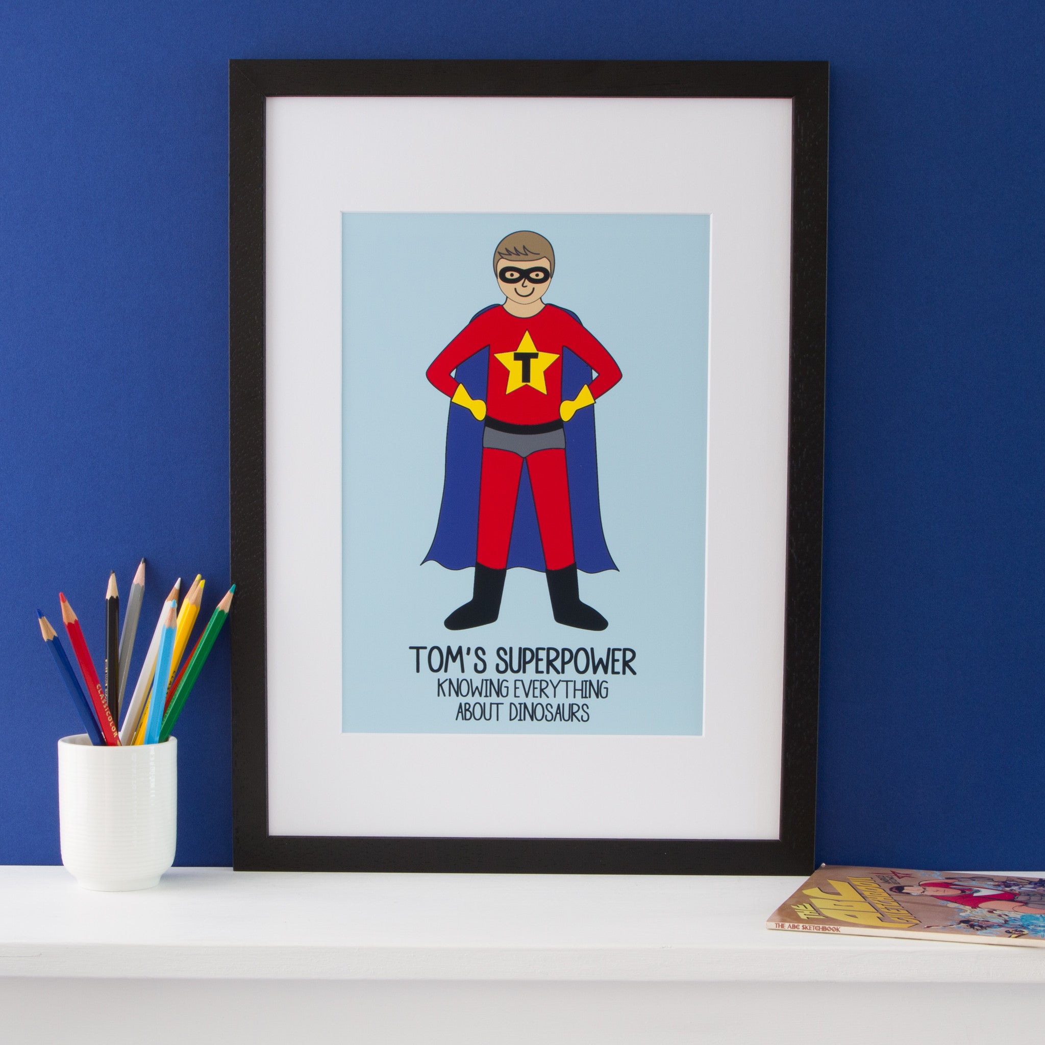 Superhero Portrait Print