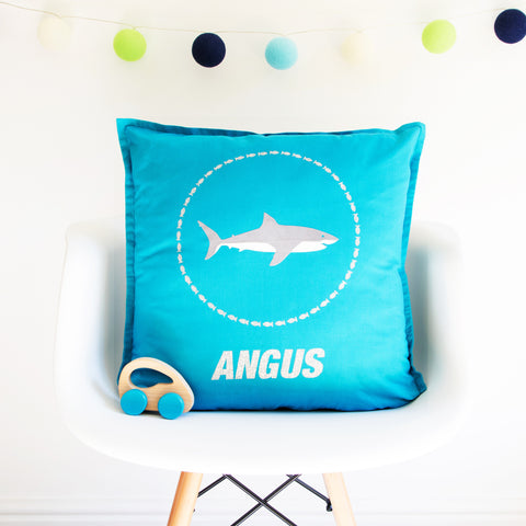 Personalised Shark Cushion