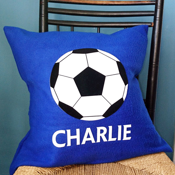 Football personalised cushion