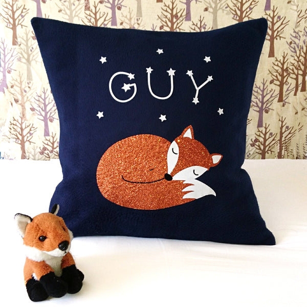Fox cub cushion gift for child