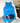 A photo of a hot water bottle cover in turquoise fleece with a cute baby badger design. The badger is sleeping soundly under a starry night sky filled with constellations and twinkling stars.