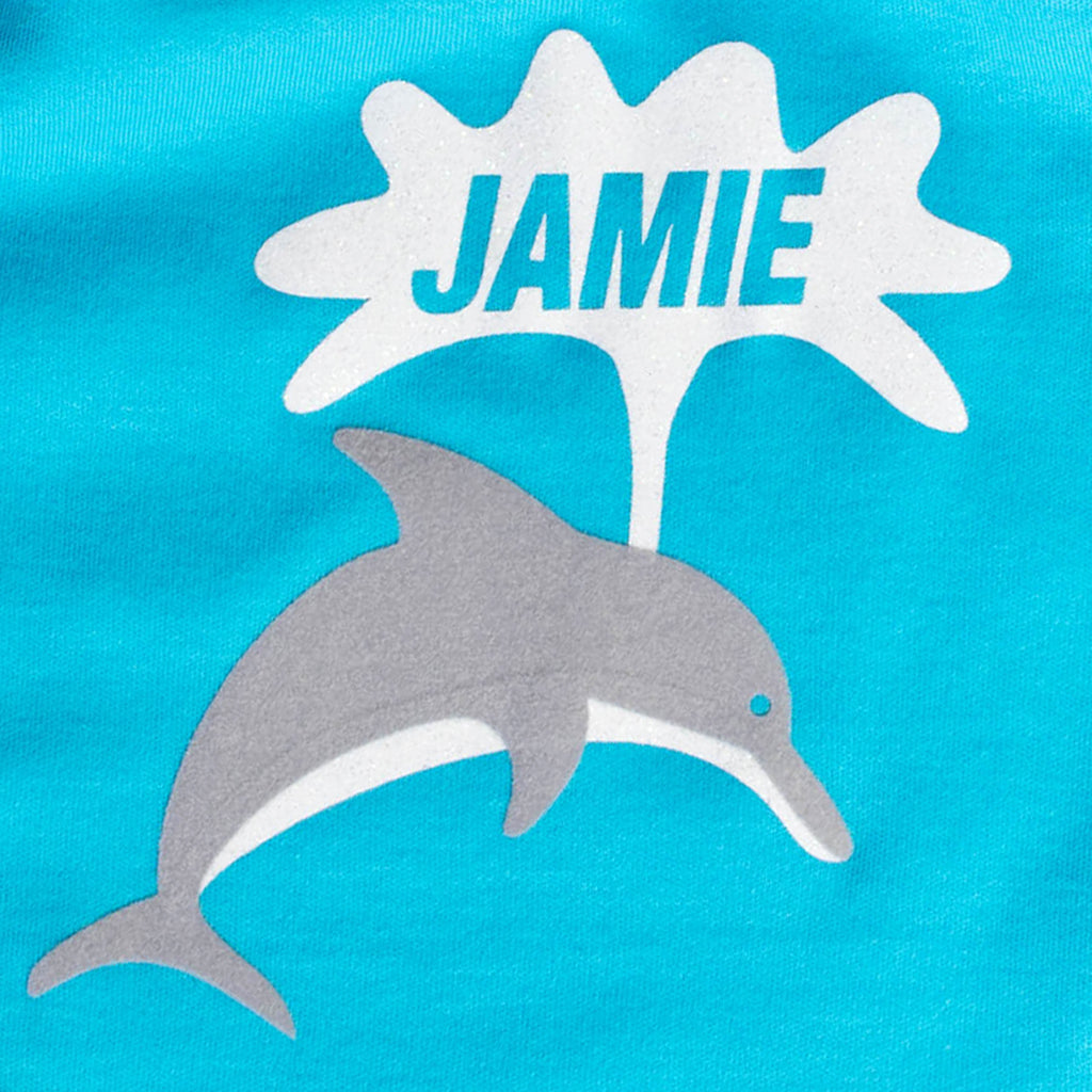 Personalised Dolphin Bib