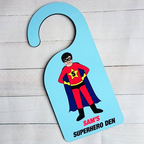 Superhero Door Sign