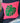 Monstera Fluorescent Glitter Cushion Gift