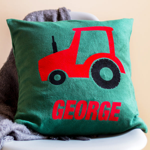 Tractor Personalised Cushion